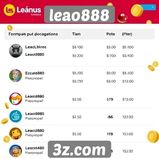 Avaliação do sistema de bônus do leao888